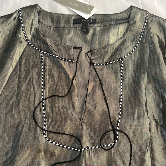 NWT J.Crew festive top - Picture 7 of 8